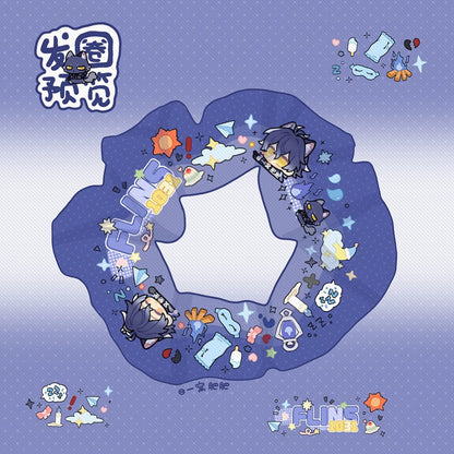 Genshin Impact Fan-Made Character Hair Scrunchie Collection