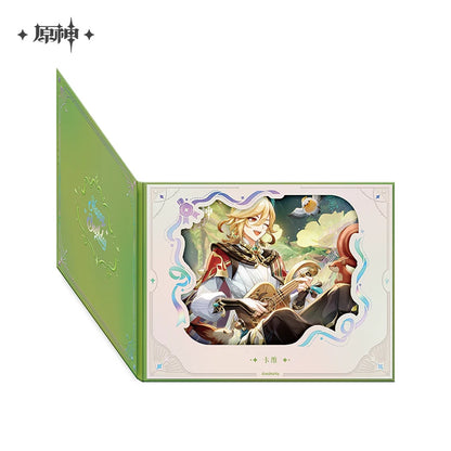 Official Genshin Impact Fated Day Character Fold-Out Window Shikishi