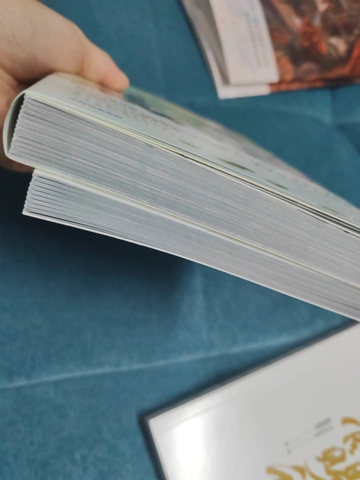 TGCF manhua collection thick page block held from side