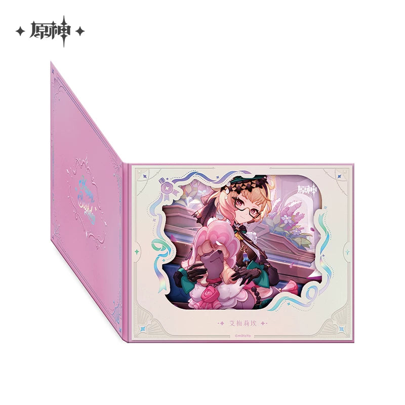 Official Genshin Impact Fated Day Character Fold-Out Window Shikishi