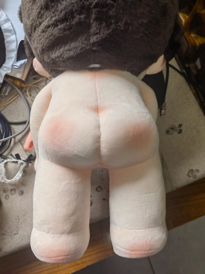 Love and Deepspace 19.69 inch standing plush doll bare body back view