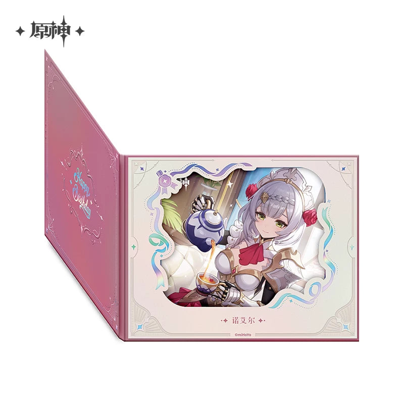 Official Genshin Impact Fated Day 2025 Fold-Out Window Shikishi