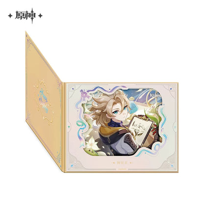 Official Genshin Impact Fated Day Character Fold-Out Window Shikishi