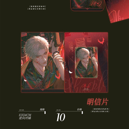 Love and Deepspace Sylus Shackle collectible polaroid design preview