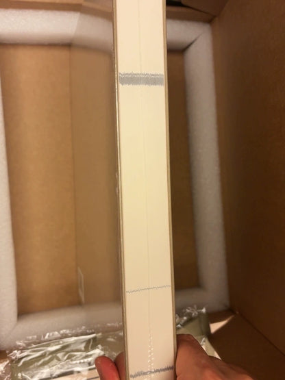 Black Myth Wukong Ying Shen Tu close view of page edges inside shipping box