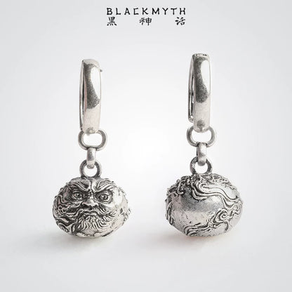 Official Black Myth: Wukong Da Xi Silver-Tone Drop Earrings with 925 Sterling Silver Posts