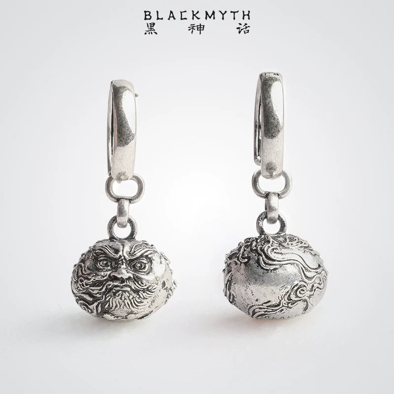 Official Black Myth: Wukong Da Xi Silver-Tone Drop Earrings with 925 Sterling Silver Posts