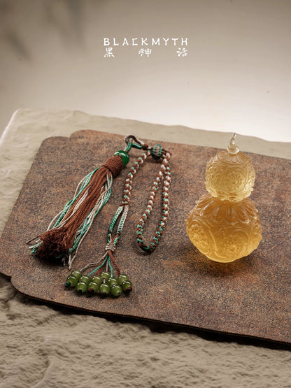 Black Myth: Wukong glazed glass gourd display ornament
