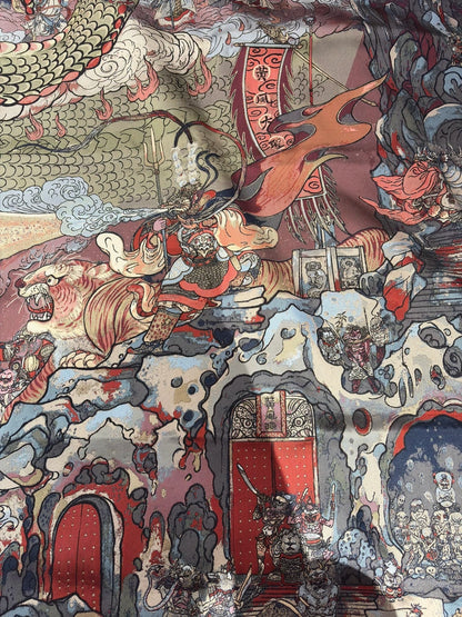 Official Black Myth: Wukong Wind Rises at Dusk Woven Throw Blanket