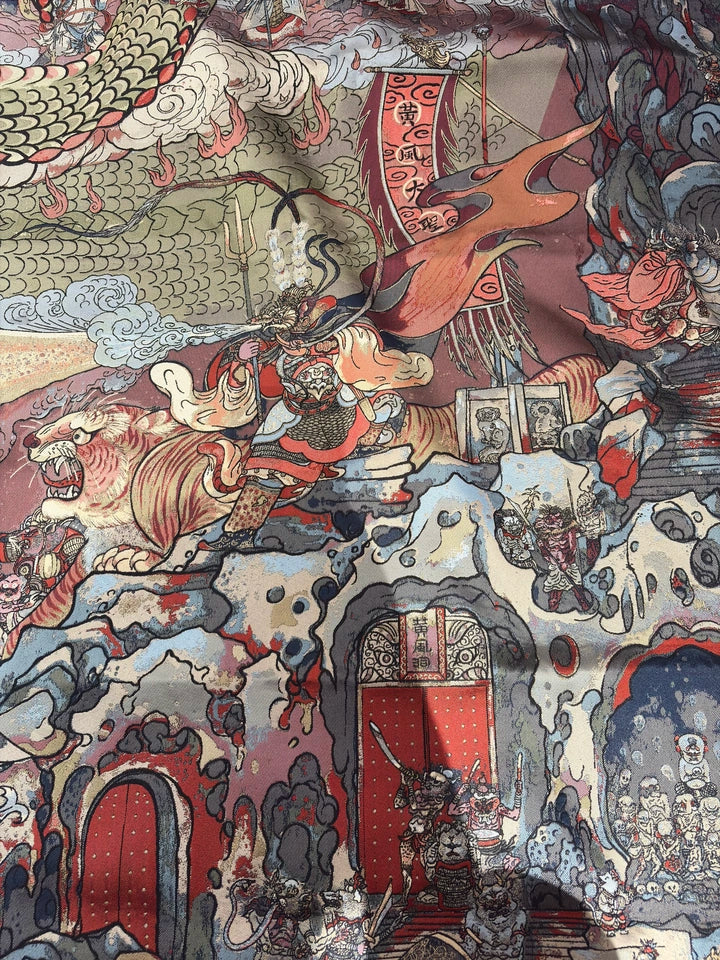 Official Black Myth: Wukong Wind Rises at Dusk Woven Throw Blanket