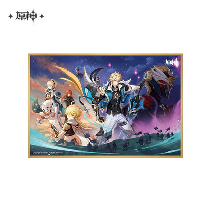 Official Genshin Impact Varka Windward Traveler Acrylic Charm & Shikishi Collection