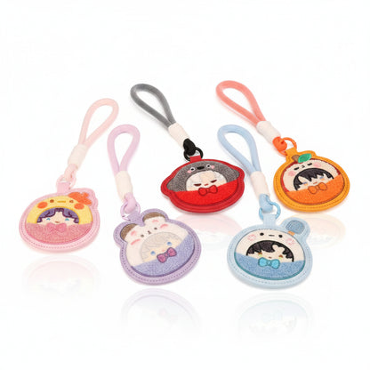 Love and Deepspace PU Leather embroidered charm
