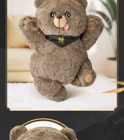 《燕云十六声》毛绒玩偶被甩晕了的熊公仔官方正版旗舰店