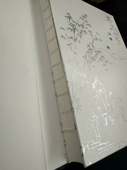 TGCF Chinese novel box set white cover embossing and page edge