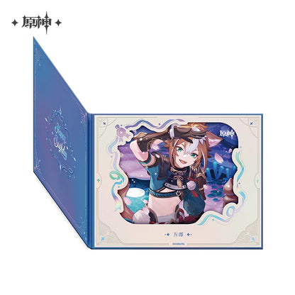Official Genshin Impact Fated Day 2025 Fold-Out Window Shikishi