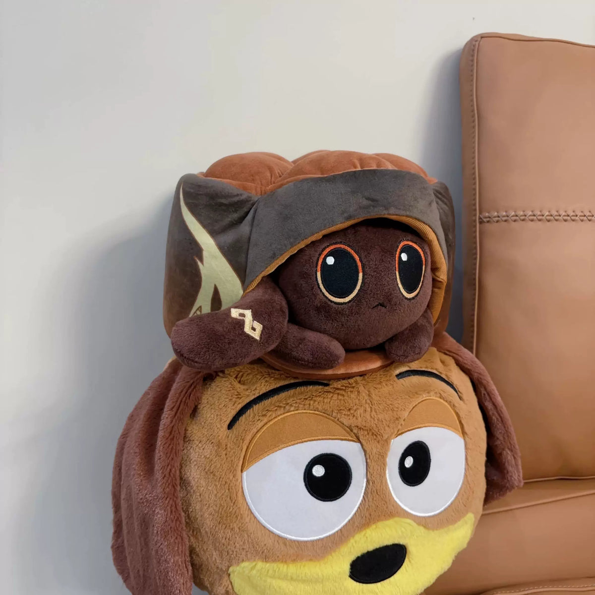 Genshin Impact Fan-Made Zhongli Cat Cake Plush