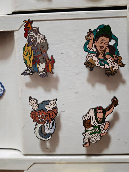 Official Black Myth: Wukong Shadow Archive Enamel Magnetic Badges - Set 6