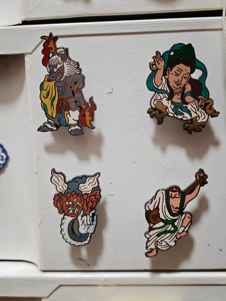 Official Black Myth: Wukong Shadow Archive Enamel Magnetic Badges - Set 6