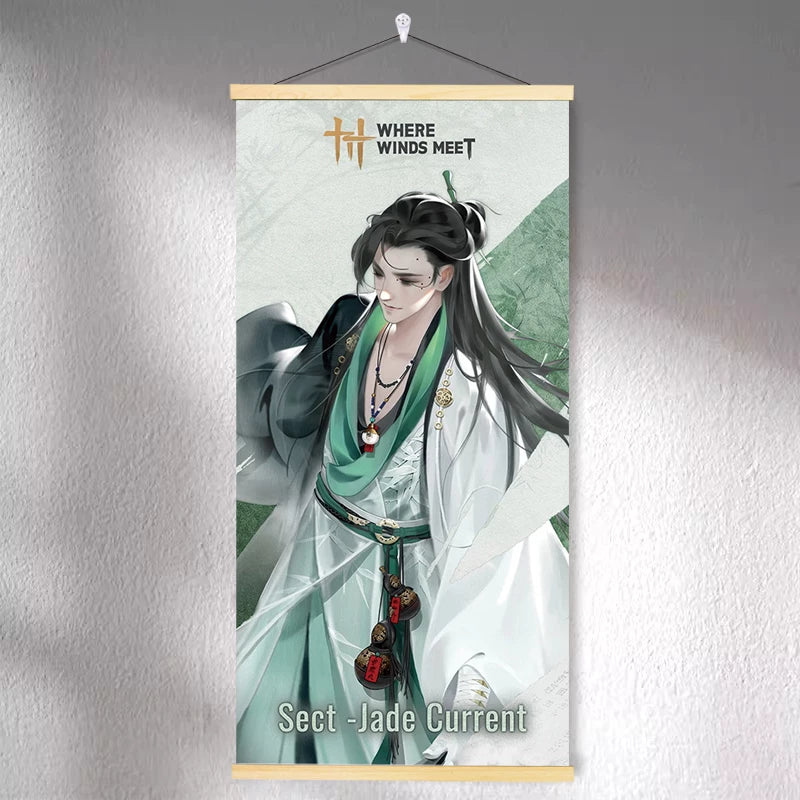 燕云十六声挂画客厅卧室寝室墙面装饰画游戏动漫二次元周边挂轴