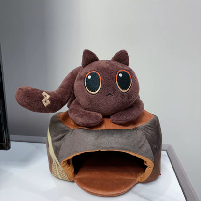 Genshin Impact Fan-Made Zhongli Cat Cake Plush