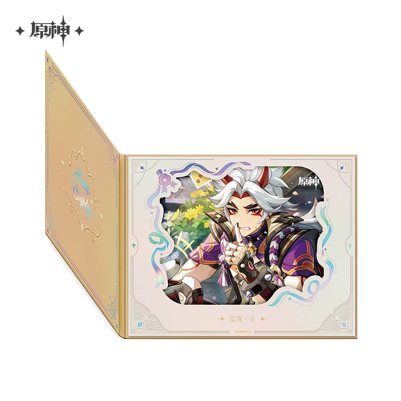 Official Genshin Impact Fated Day 2025 Fold-Out Window Shikishi