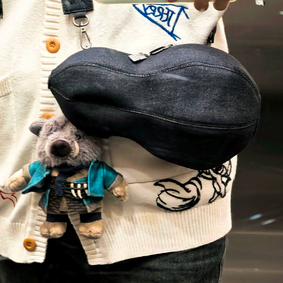 Official Black Myth: Wukong Gourd-Shaped Denim Crossbody Bag
