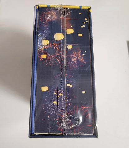 Ballad of Sword and Wine: Qiang Jin Jiu sprayed-edge box set fireworks sprayed edges close view