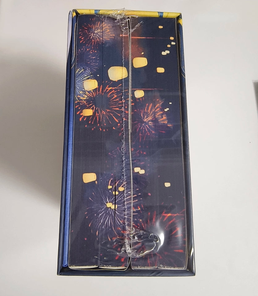 Ballad of Sword and Wine: Qiang Jin Jiu sprayed-edge box set fireworks sprayed edges close view