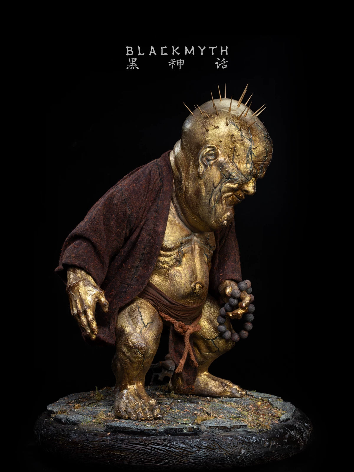 Official Black Myth: Wukong Elder Jinchi 1/4 scale collectible statue detail view