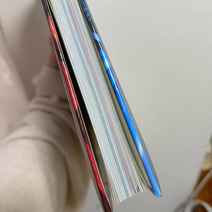 Ne Zha art book set close view of colorful page edges