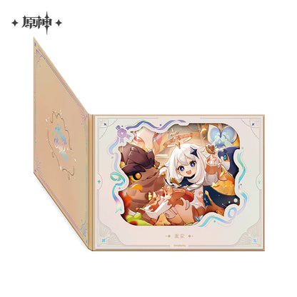 Official Genshin Impact Fated Day 2025 Fold-Out Window Shikishi