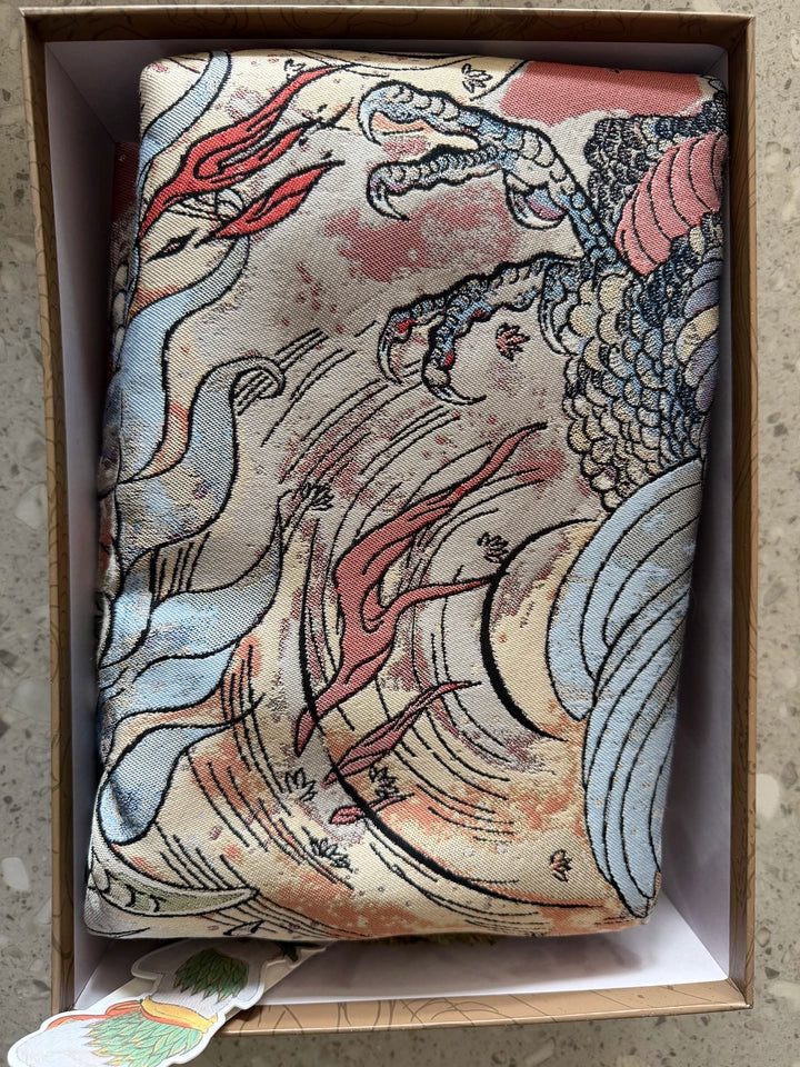 Official Black Myth: Wukong Wind Rises at Dusk Woven Throw Blanket