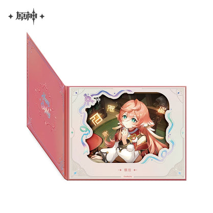 Official Genshin Impact Fated Day Character Fold-Out Window Shikishi
