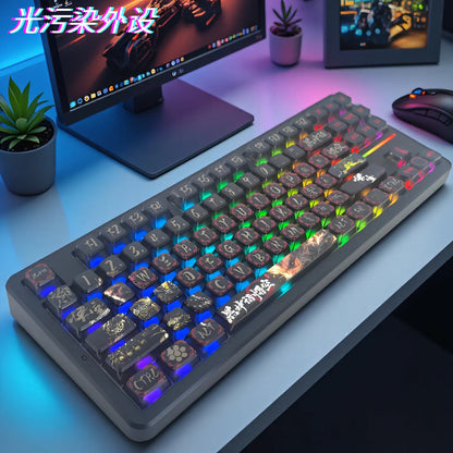黑神话悟空主题键帽高颜值四面透光个性客制化热升华pbt键盘键帽
