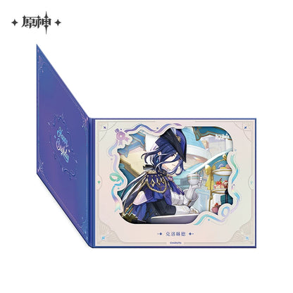 Official Genshin Impact Fated Day Character Fold-Out Window Shikishi