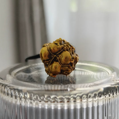 Official Black Myth: Wukong Five Ghosts Gourd Mini Incense Holder - Imitation Gilded Finish