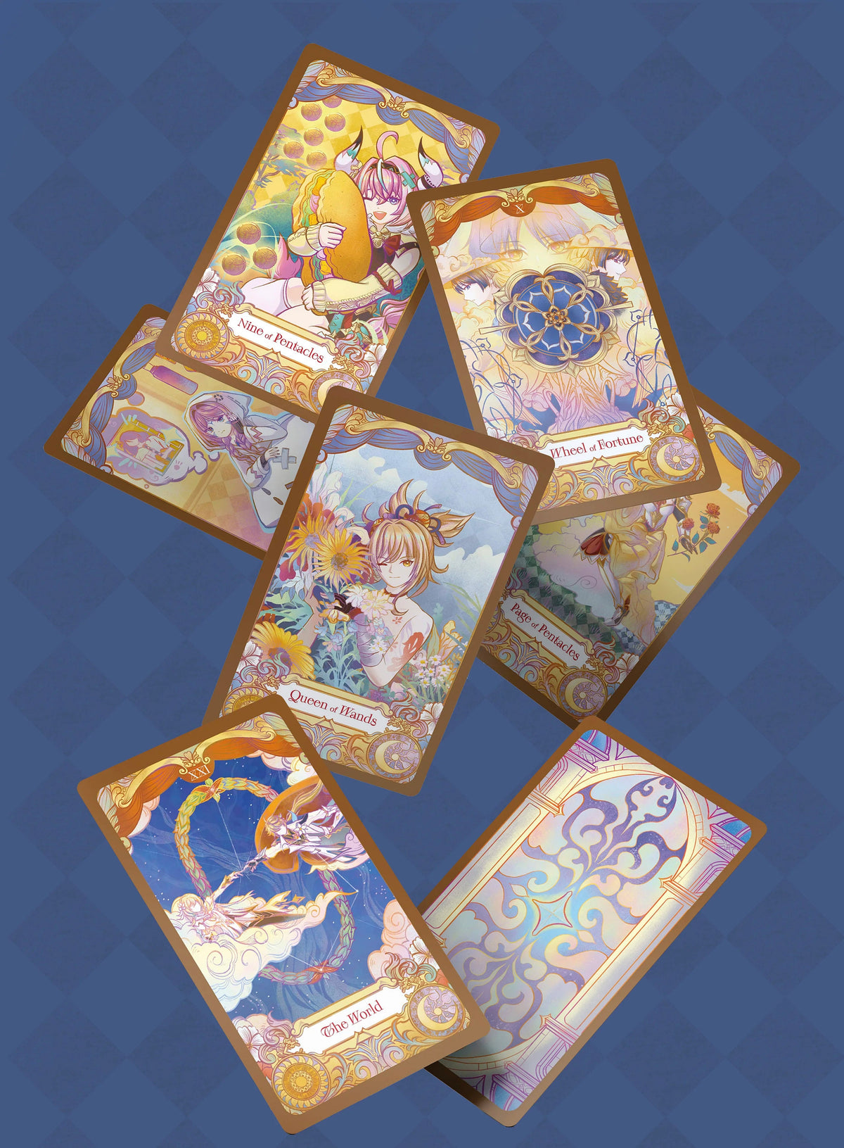 Genshin Impact Fan-Made 80-Card Standard Tarot Deck