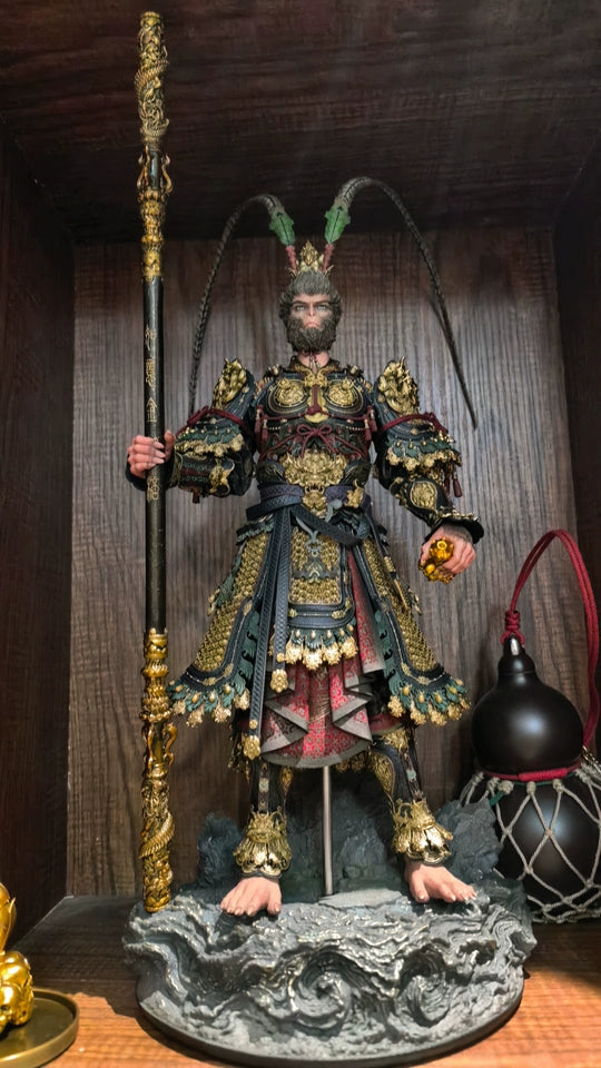 Official Black Myth: Wukong Five Ghosts Gourd Mini Incense Holder - Imitation Gilded Finish