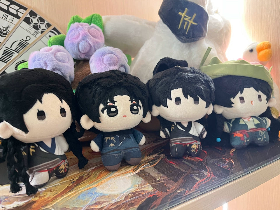 Where Winds Meet Fan-Made Jiang Yan 3.94 in Plush Doll Duo