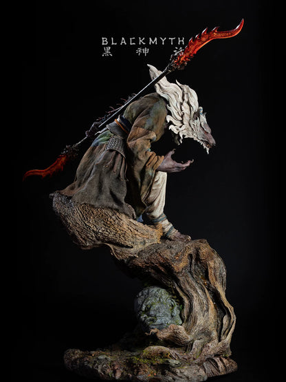 Official Black Myth: Wukong Guangzhi 1/4 scale collectible statue rear view