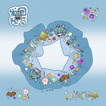 Genshin Impact Fan-Made Character Hair Scrunchie Collection