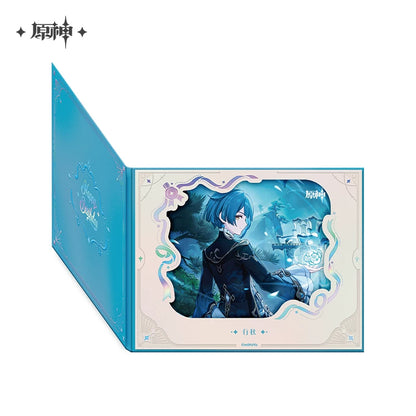 Official Genshin Impact Fated Day Character Fold-Out Window Shikishi