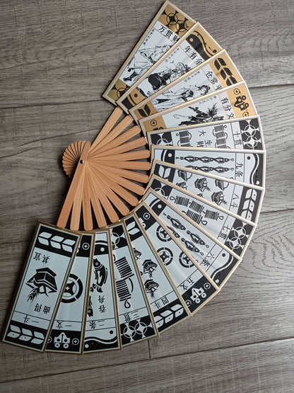 Official Where Winds Meet Grand Slam Bamboo Folding Fan