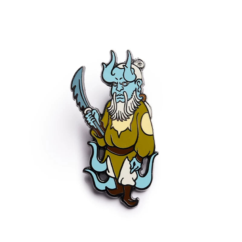 Black Myth: Wukong Shadow God Emblem Metallischer magnetischer Anstecker Brosche Kühlschrankmagnet Accessoire Geschenk
