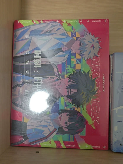 Link Click animation art books Vol. 1 book photographed sideways