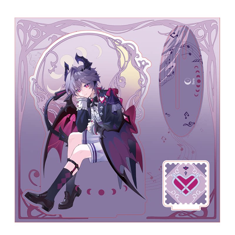 Genshin Impact Fan-Made Moonlit Melody Acrylic Stand & NFC Disc Collection