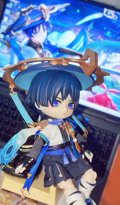 Official Genshin Impact Wanderer 1/12 Changeable Action Doll