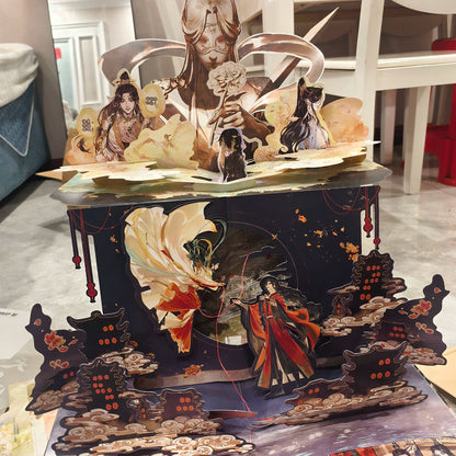 TGCF pop-up book complete divine statue pop-up display