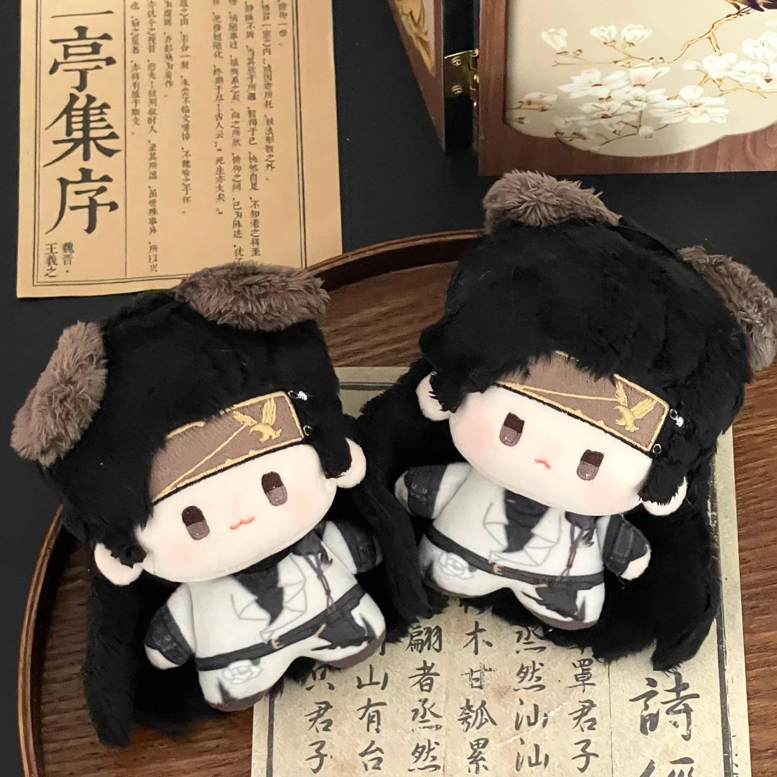 现货|燕云十六声 豆豆眼晋中原10cm印花努努体棉花娃娃原创