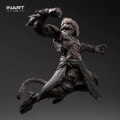 Stone Monkey articulated figure rear pose